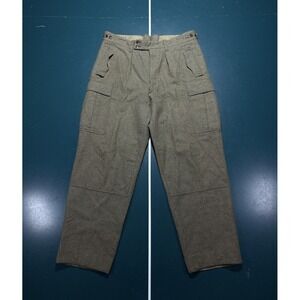 Vintage 1960s German Military Sportra Arnstorf Pants Mens 36x31 Heavyweight Wool